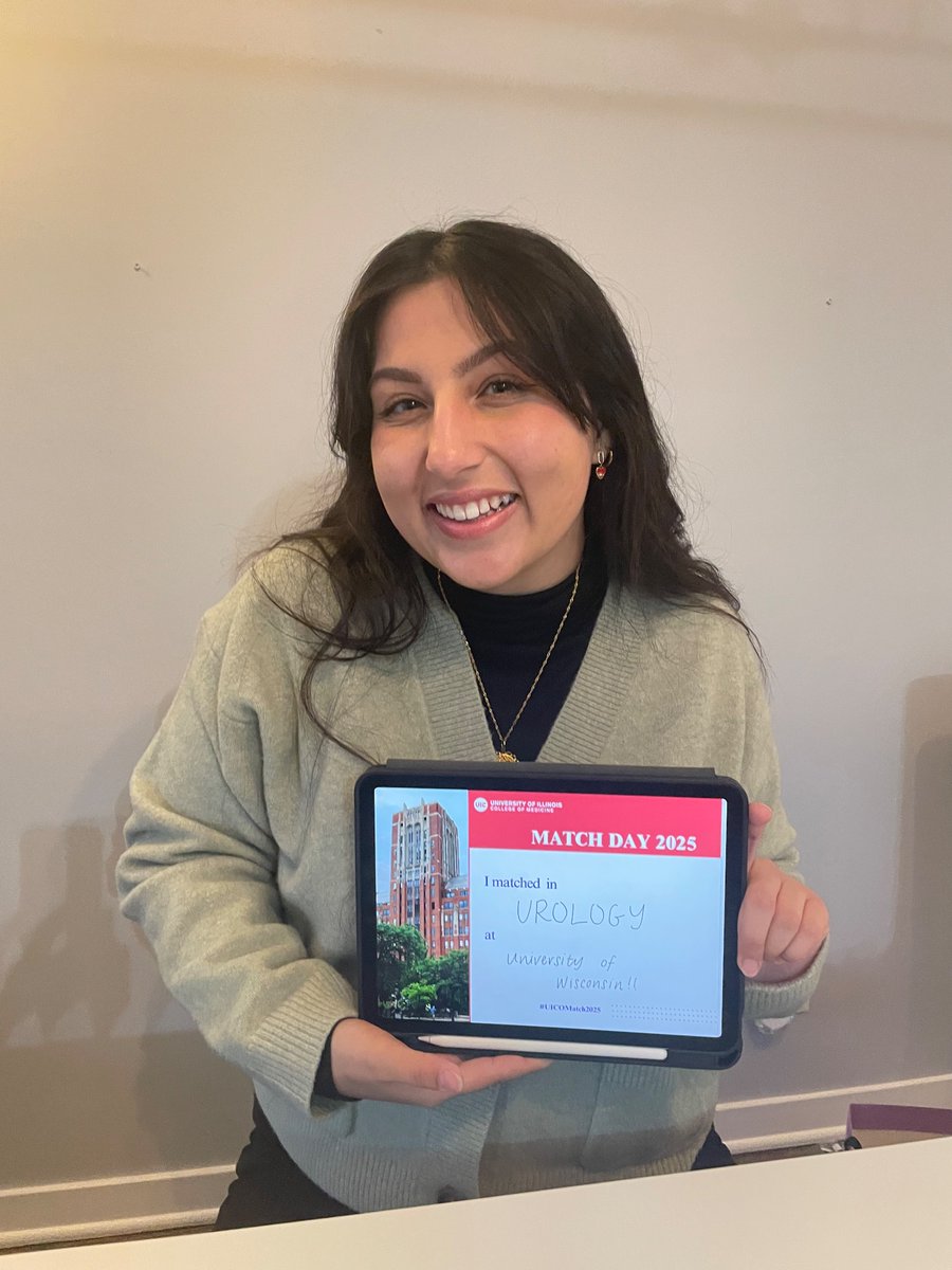 Hanna Kherzai (@hannakherzai) on Twitter photo Thrilled to be spending the next 5 years just up I-94 with <a href="/wiscurology/">UW Urology</a> ❤️❤️ I’m going to be a urologist!!!!!
#urologymatch #UroSoMe #uromatch2025 Thrilled to be spending the next 5 years just up I-94 with <a href="/wiscurology/">UW Urology</a> ❤️❤️ I’m going to be a urologist!!!!!
#urologymatch #UroSoMe #uromatch2025