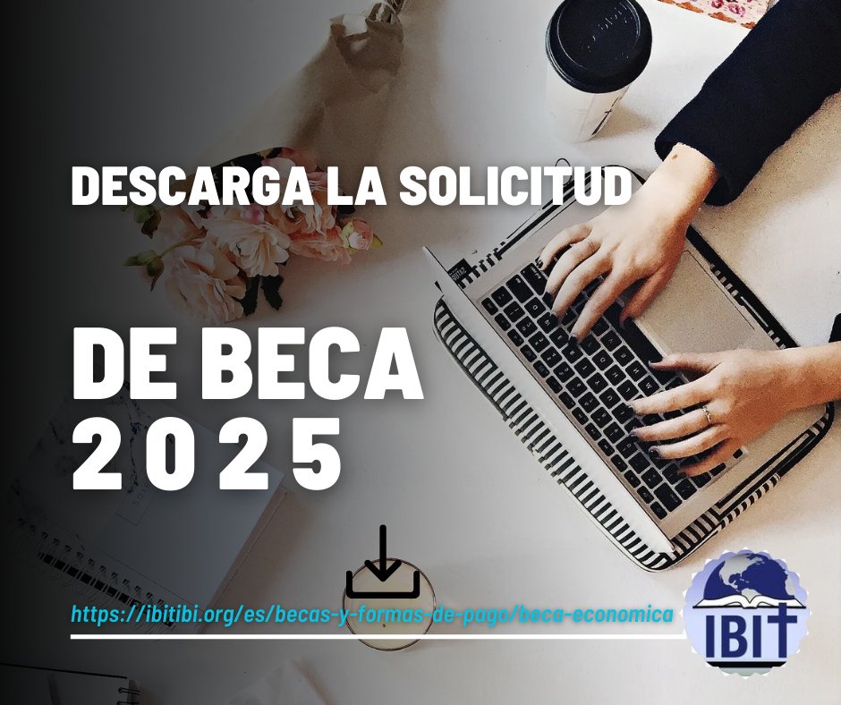 IBITcursos's tweet photo. Aquí te dejamos el link para que descargues la solicitud de beca, tienes tiempo hasta el 20 de febrero para completarla y entregarla.
https://t.co/EPtqpeNFz3 https://t.co/XzHKoOzBpC