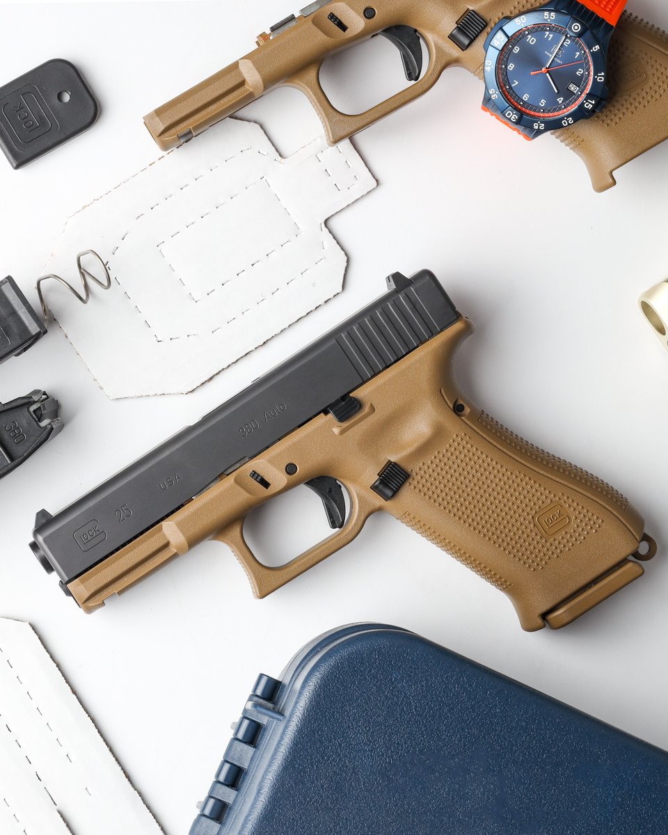 Why 25X? It shoots flat and is fun to try new things.

- G25 .380 gen 3 upper
- .380 fits in standard 9mm mags
- G25 slide fits on G19 gen 1-5 and 19x/45/47/49

All you need to use this upper with a gen 5 frame is a gen 5 slide cover plate.