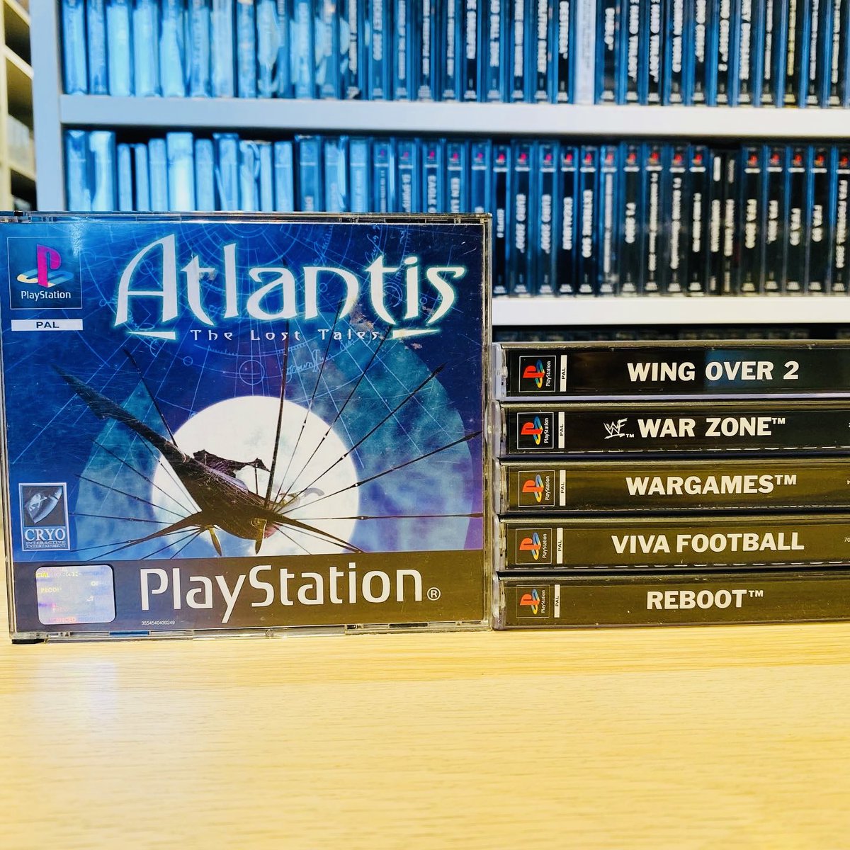 CollectorVault's tweet photo. It’s been a while 🫣… Our shop consumed most of our time last month but I think we’ve got the basics covered now! So back to the #gamecollection starting with #jurassicpark!

#gameroom #gamemuseum #indie #pcgames #ps1 #retrogames https://t.co/kNqOQXSoVI