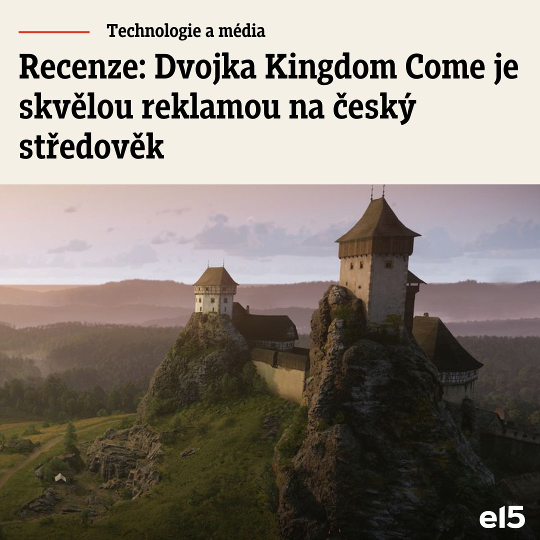 e15_cz's tweet photo. "Obecně si troufám říci, že jde o nejvyladěnější hru s otevřeným světem, jakou jsem kdy hrál," píše v recenzi na dlouho očekávanou hru Kingdom Come: Deliverance II @MarkSchwarzmann.
➡ https://t.co/Q9fjywf8Pe https://t.co/FHZ6BTBcVB