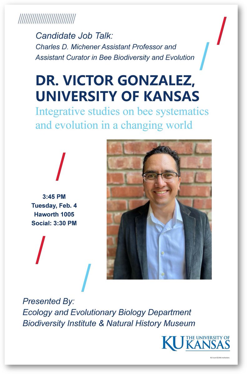 KU Biology (@kubiology) on Twitter photo Join <a href="/KU_EEB/">KU Ecology & Evolutionary Biology</a> for a BIO3 Seminar: Tuesday Feb. 4th at 3:30PM. #BIO3seminar #KUseminar #ecology Join <a href="/KU_EEB/">KU Ecology & Evolutionary Biology</a> for a BIO3 Seminar: Tuesday Feb. 4th at 3:30PM. #BIO3seminar #KUseminar #ecology