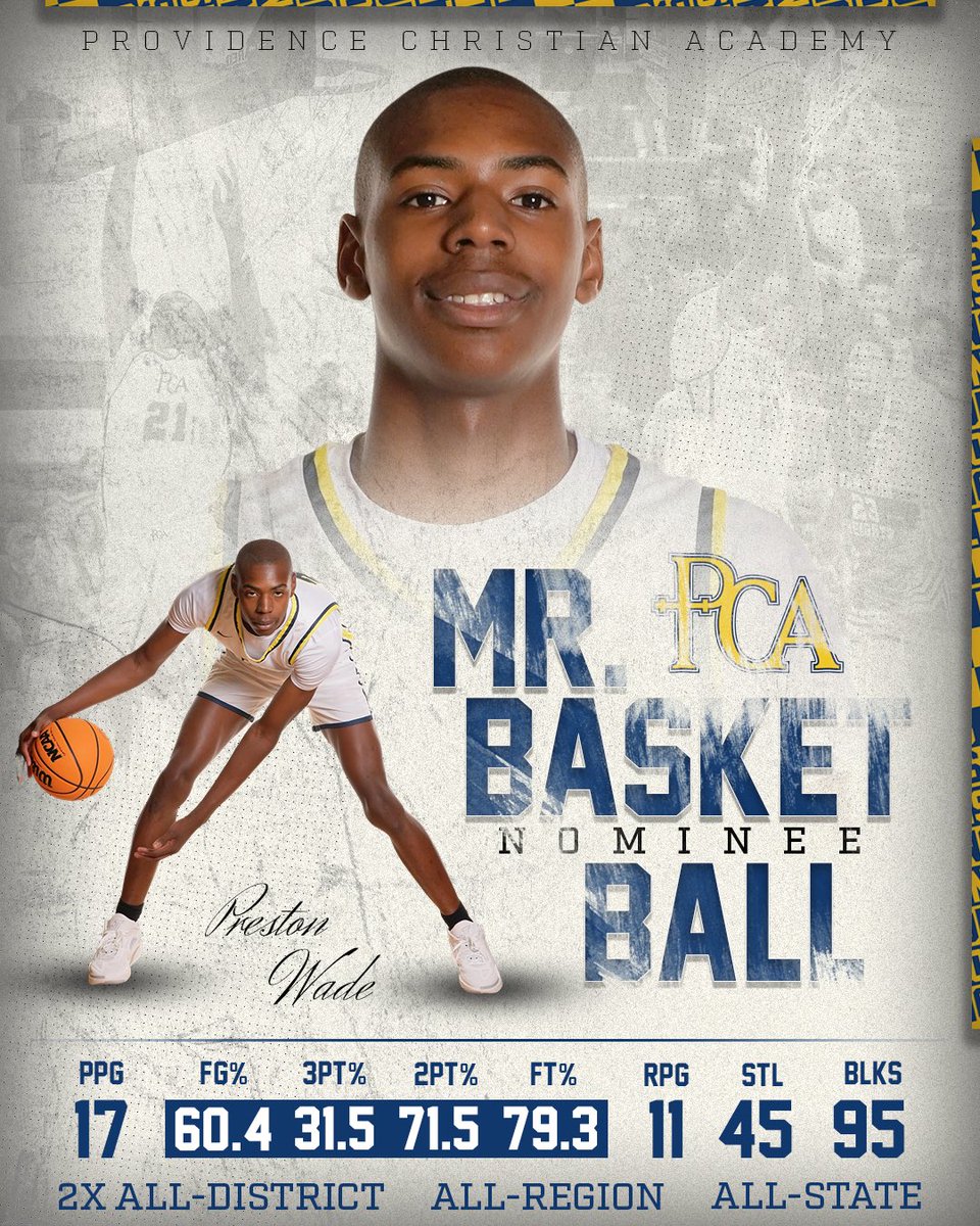 Congrats to Preston Wade for being nominated for Mr. basketball!

#FAMILY 🦁