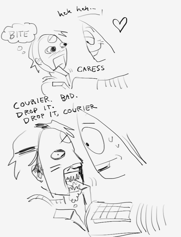 something wrong with my courier dawgg 😭 