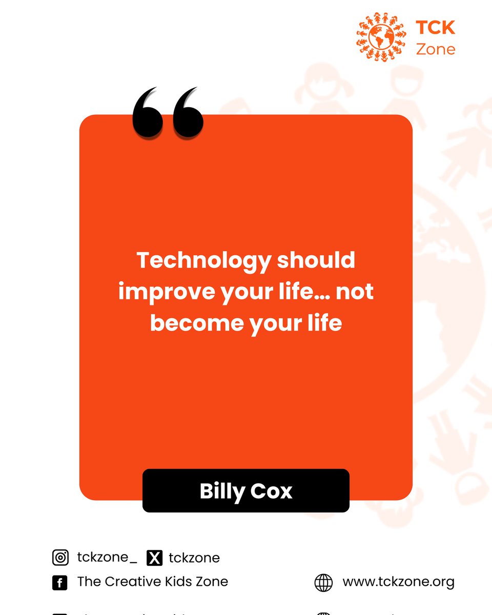 Technology is a great tool that helps us learn new things, stay connected with friends and make life easier.

Use technology wisely to improve your life but don’t let it replace real moments and experiences.👏🔥

#tckzone #Mondaymotivation #connectedworld #Digital #digitalskills