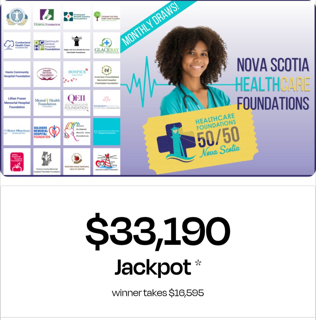 Mental Health Foundation of Nova Scotia (@mentalhealthns) on Twitter photo Your chance to win this month's <a href="/healthcare5050/">Healthcare5050NS</a> draw ends at midnight! Grab your tickets at rafflebox.ca/raffle/nshf/12
Proceeds support us & over 20 other foundations in Nova Scotia! Your chance to win this month's <a href="/healthcare5050/">Healthcare5050NS</a> draw ends at midnight! Grab your tickets at rafflebox.ca/raffle/nshf/12
Proceeds support us & over 20 other foundations in Nova Scotia!