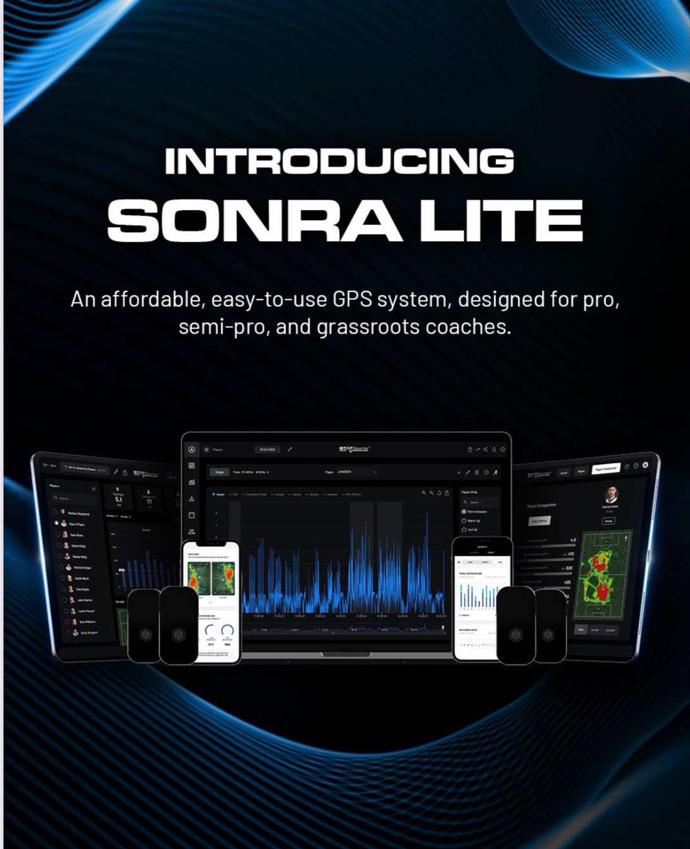 andiaz15's tweet photo. 🚀 Welcome our latest innovation @statsports Sonra Lite!

Sonra lite helps coaches who need reliable, easy-to-use performance tracking without unnecessary complexity. 

Reach out to me for more details! 
https://t.co/f62UQhqHmb https://t.co/lvGKZ6YtvF