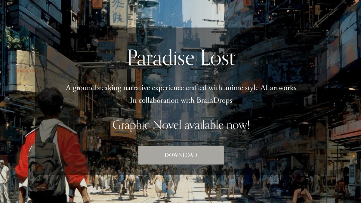The Paradise Lost graphic novel is finally AVAILABLE NOW!

One year of work, 130 pages.
And if all goes right... physical edition soon!

In the meanwhile you can read the digital edition, free for everyone!

Head over to my website 🔗👇 and click the download button
