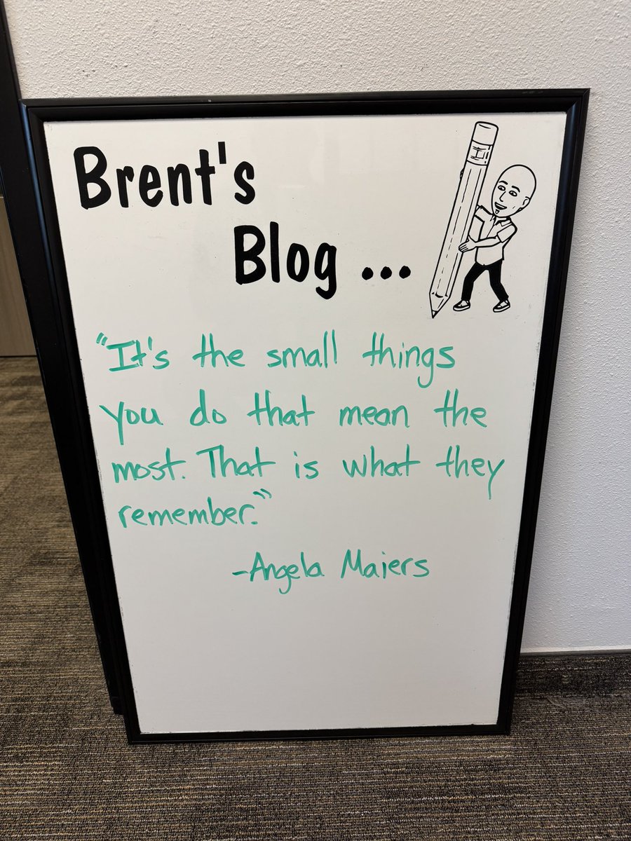 Brent Coley (@brentcoley) on Twitter photo Don’t underestimate the impact of the little things, for those are what will be remembered. Thanks for the reminder, <a href="/AngelaMaiers/">Angela Maiers - Keynote | Author | Change Maker</a>! Don’t underestimate the impact of the little things, for those are what will be remembered. Thanks for the reminder, <a href="/AngelaMaiers/">Angela Maiers - Keynote | Author | Change Maker</a>!