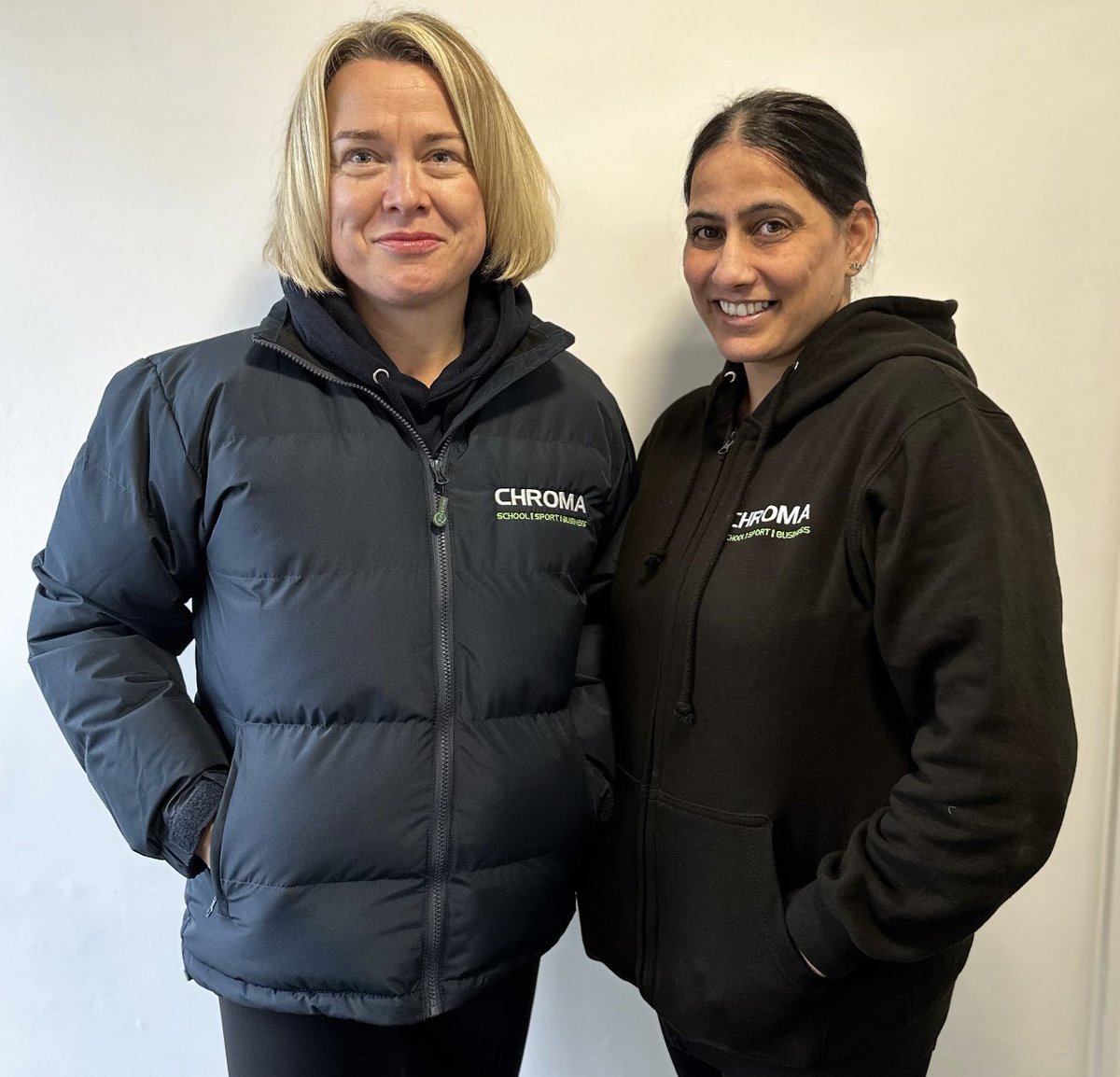 ChromaSport's tweet photo. ✨Meet the Team✨                                                          We are pleased to welcome our newest members of staff @GillZip1975 and Ami to the Chroma Family. Great additions to the team! https://t.co/t3Vf10TH5U
