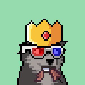 Crown atop his head,
3D shades on moonlit path,
Galaxies swirl by.