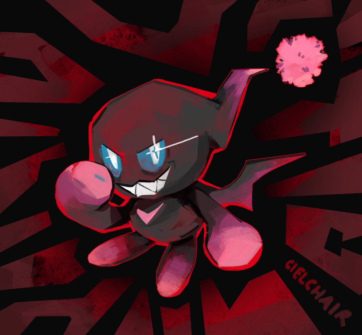 CielCHair's tweet image. Something a bit different but I've been getting back into sonic since sxs and I just had to paint this lil guy ^^
#SonicTheHedgehog #chao #darkchao #sonic