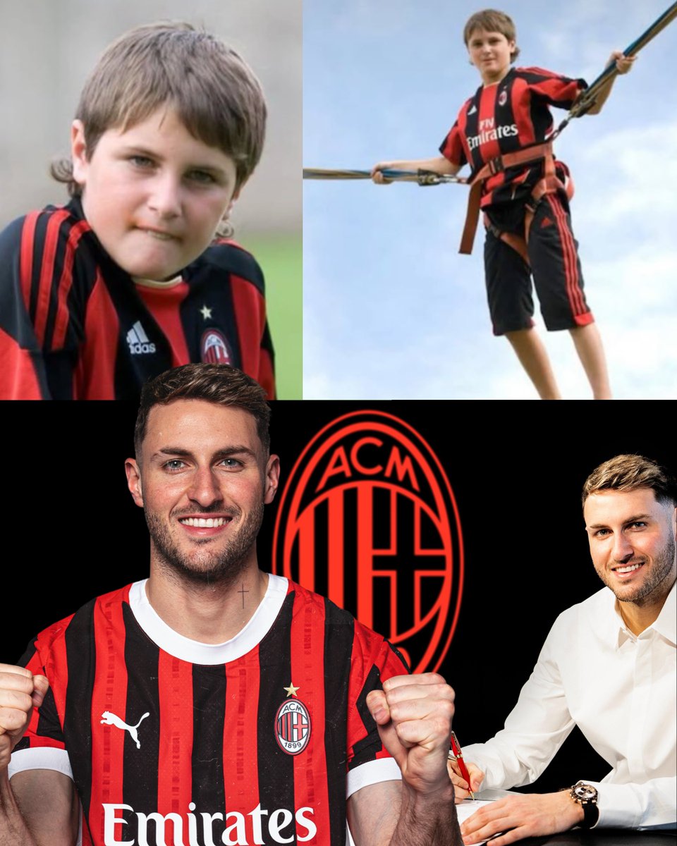 De ponerse la camiseta del AC Milan cuando era niño, a ser presentado como REFUERZO ESTELAR del AC Milan a los 23 años de edad. Lo soñó, lo luchó, lo trabajó y lo consiguió. La hermosa historia de Santi Giménez. 

♪♪ SON LOS SUEÑOS QUE SE ALCANZAN... ♪♪