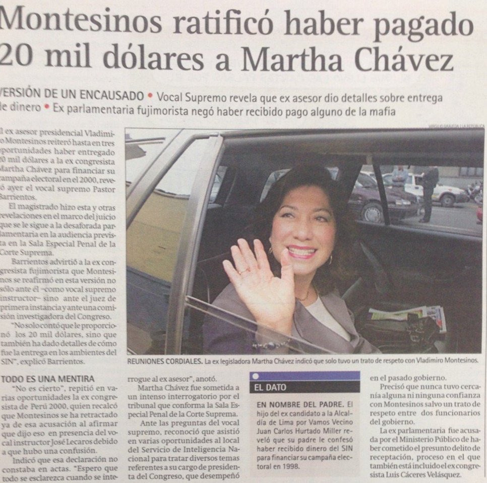 XavierFiestas's tweet photo. Aquí el único ser maligno de los infiernos son ella y el resto de los parásitos fujimontesinistas, que viven robándole a los peruanos desde los 90 https://t.co/Oxe7J8vbx0