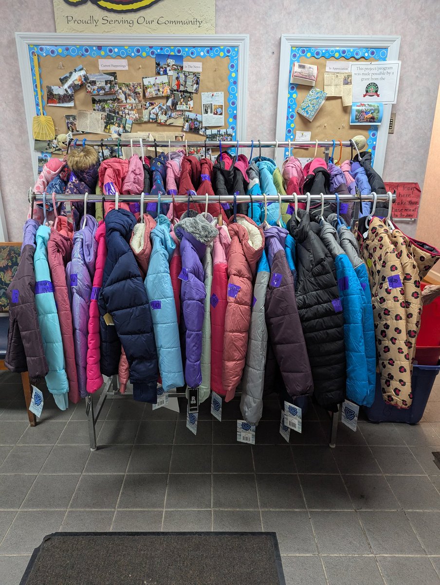 NDPantry's tweet image. It may be 60 degrees today but winter is not in the past! We have a lovely selection of coats to choose from.
