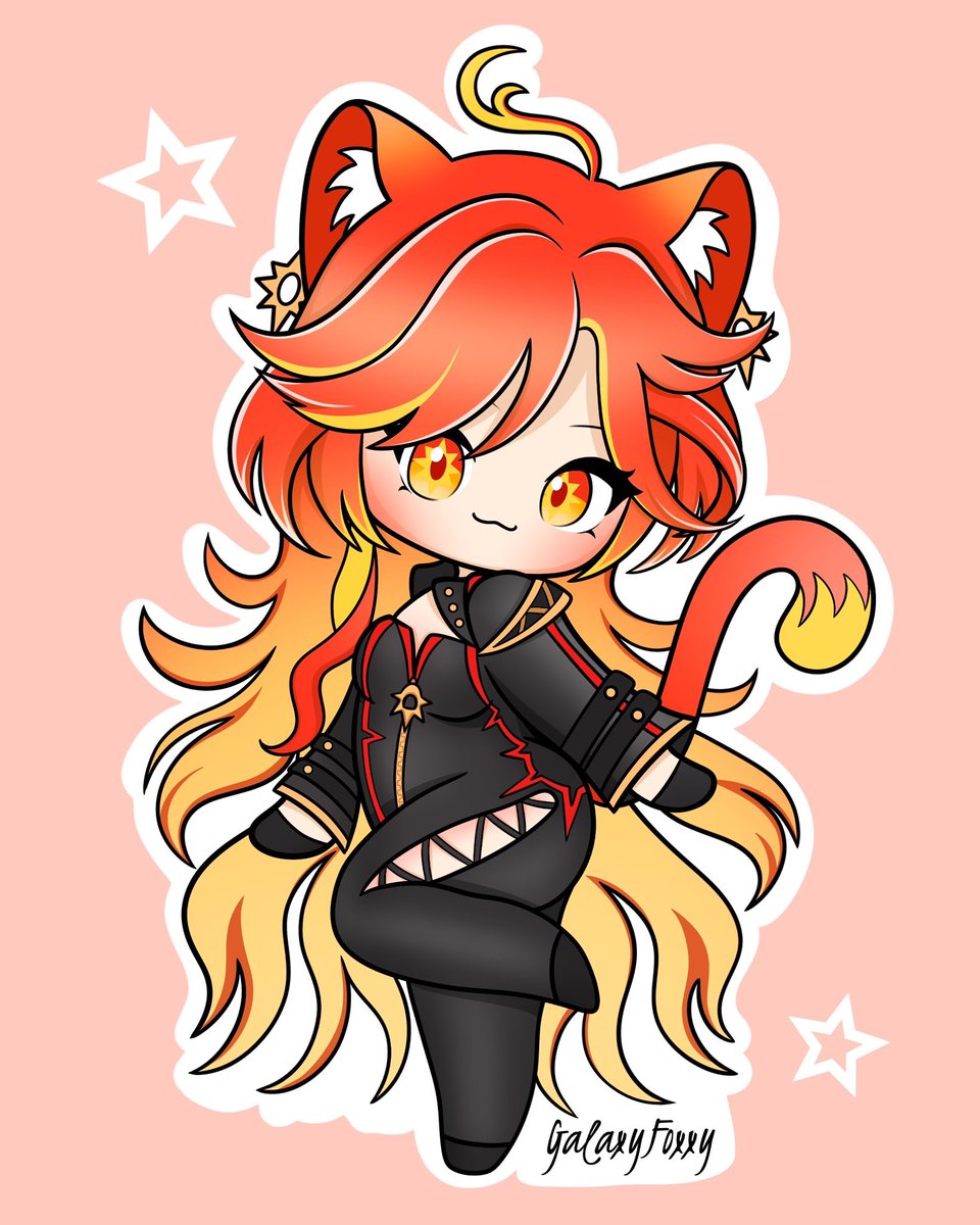 Neko Pyro Archon Mavuika ❤️‍🔥
#GenshinImpact #mavuika