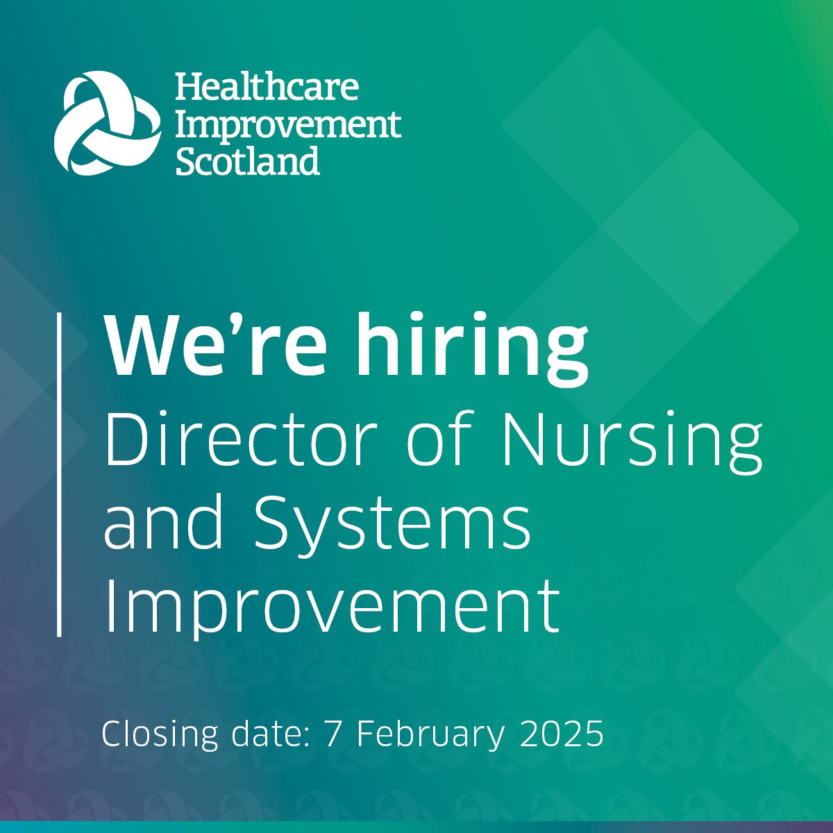 📢We're hiring!  Closing soon. ⏰

We are looking for a confident and influential Director of Nursing and Systems Improvement to join our team.   

Apply now! Link in comments.👇#vacancy #Nursing #healthcare #improvement