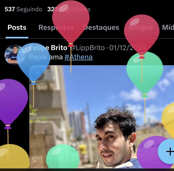 LippBrito's tweet photo. Passando aqui para conferir meus balões, obrigado ☺️ https://t.co/7HdaodtihI