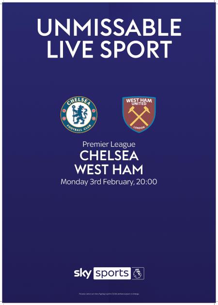 Tonight's Premier League football....

8pm Chelsea v West Ham 

#fazakerley #premierleague #supportlocalbusiness