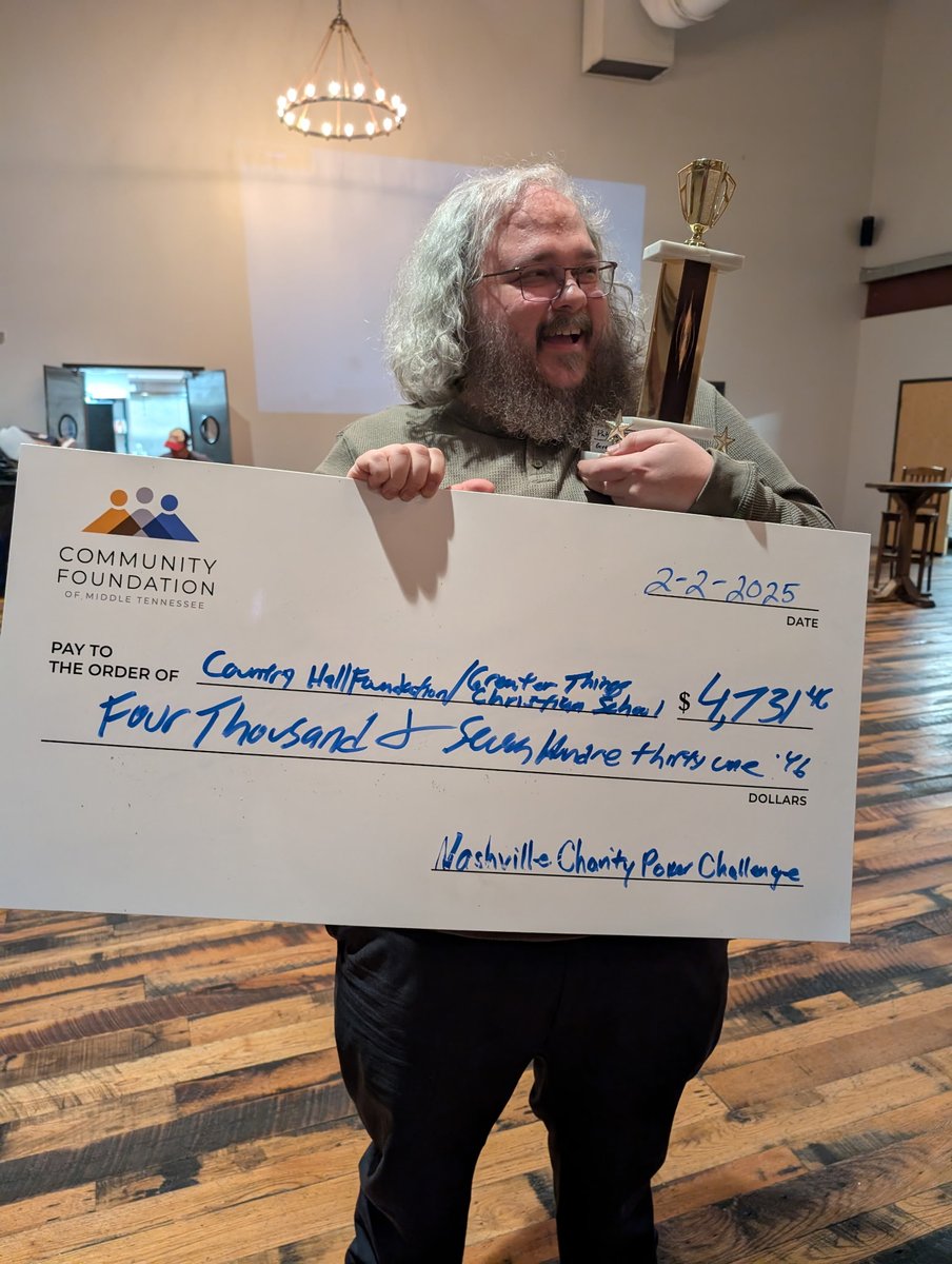 Patrick Thomas (@radiopatrick) on Twitter photo Last year, I finished 4th in the Nashville Charity Poker Challenge.
This year I won the whole thing.Ā I split my prize money between the <a href="/countrymusichof/">Country Music Hall of Fame and Museum</a> and Greater Things Christian School.
<a href="/freddieoconnell/">Freddie OāConnell</a> , who won last year,Ā made it to the final table. There were over a Last year, I finished 4th in the Nashville Charity Poker Challenge.
This year I won the whole thing.Ā I split my prize money between the <a href="/countrymusichof/">Country Music Hall of Fame and Museum</a> and Greater Things Christian School.
<a href="/freddieoconnell/">Freddie OāConnell</a> , who won last year,Ā made it to the final table. There were over a