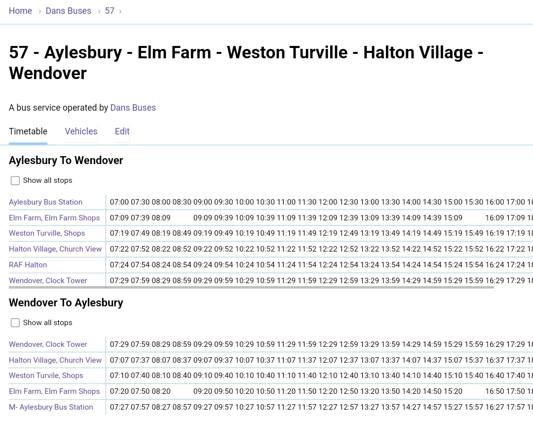 dansbuses's tweet photo. Your new 57 timetable 57 Aylesbury - Elm Farm - Weston Turvile - Halton Village - RAF Halton - Wendover https://t.co/Qpahuswb5E