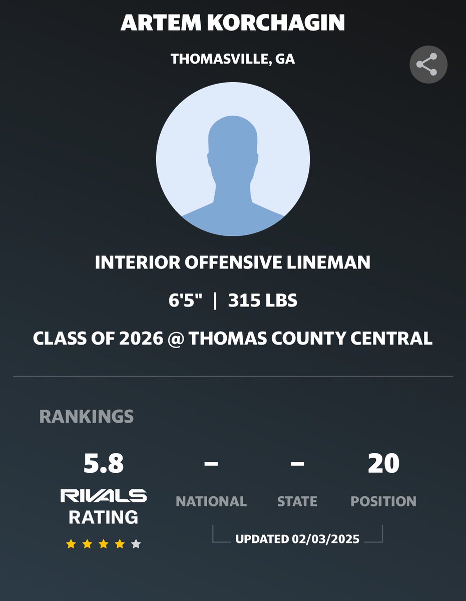 Blessed to be ranked as a 4 star on Rivals.com.