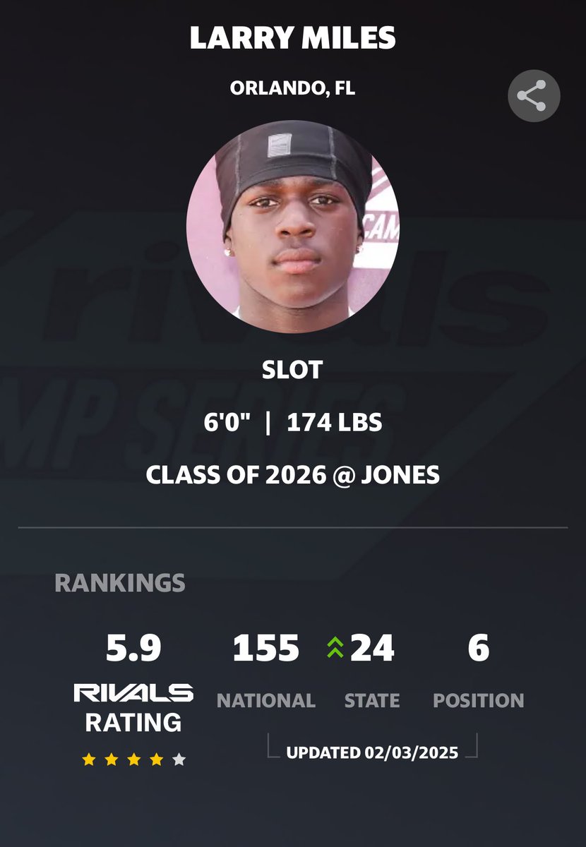 Blessed…🙏🏾<a href="/JonesHSFootball/">Jones Tigers Football</a> <a href="/CoachWheelz/">Kevin Wheeler Jr.</a> <a href="/RivalsFriedman/">Adam Friedman</a> <a href="/adamgorney/">Adam Gorney</a> <a href="/JohnGarcia_Jr/">John Garcia, Jr.</a> <a href="/KiddRyno_Rivals/">Ryno</a> <a href="/Rivals/">Rivals</a> #AGTG