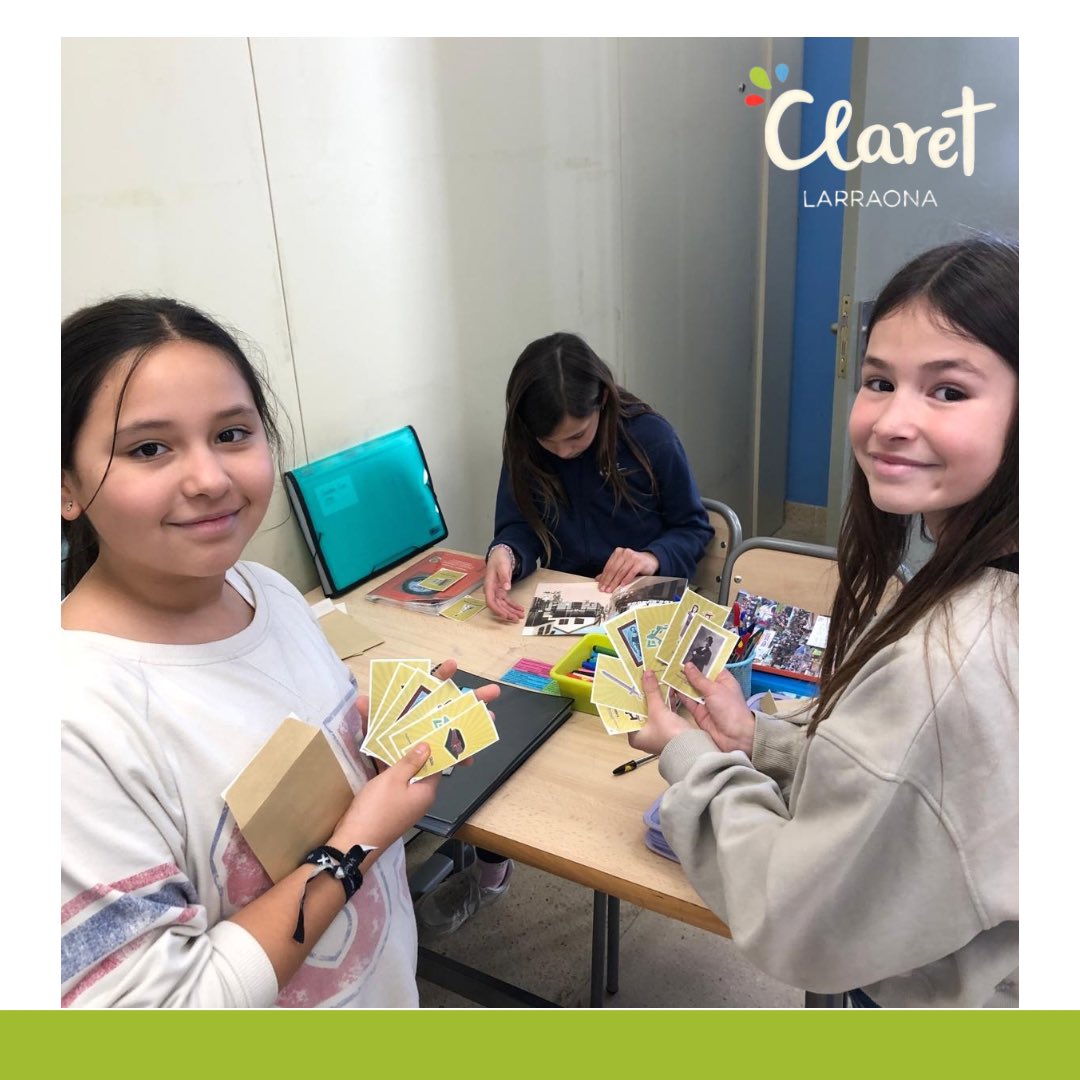 ClaretLarraona's tweet image. En 5º de Primaria estamos descubriendo la historia de Pamplona a través del duende del Runa y sus amigos Amaya, Fermín y Saturnino.
¡Qué divertido es aprender así! 😊
#proyecto #pamplonairuña #aprenderesdivertido #colegioclaretlarraona