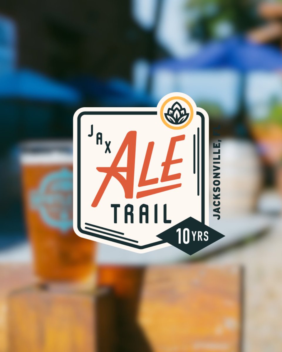 Visit_Jax's tweet photo. THE ALE TRAIL HAS A NEW LOOK! ๐
Cheers to 10 years! ๐ป The Jax Ale Trail is turning a decade old, and to celebrate, weโve given it a fresh new look! ๐ Same great trail, bold new vibe. What do you think of the new logo?
https://t.co/c4CEszKS4X #onlyinjax #jaxaletrail https://t.co/kfzQezhKRq
