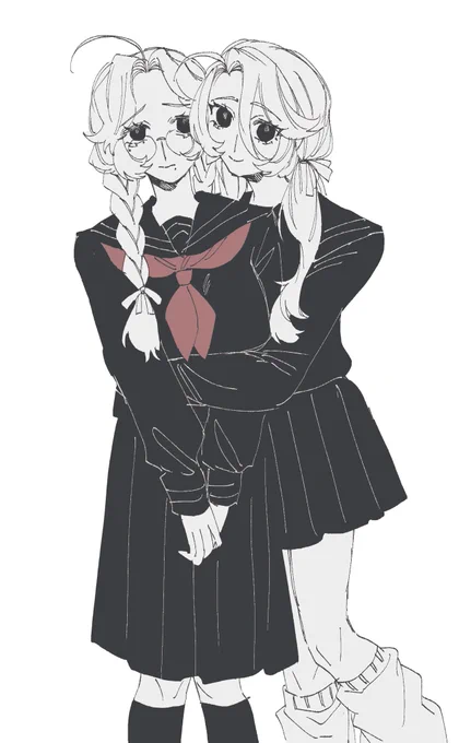 魍魎兄弟学生時代