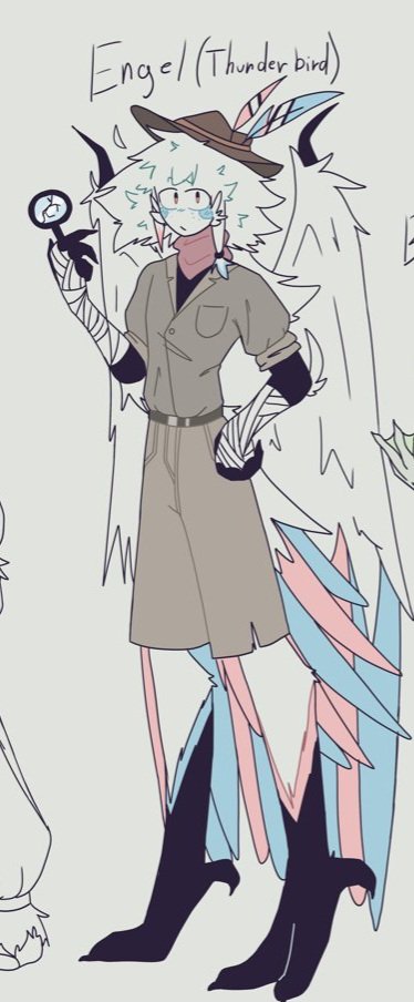 TheAbridgedVA's tweet photo. He's inspired by Engel in the Cryptid AU (by @Kuinx7282) and Aberration from Starcraft 2 https://t.co/io99nXyUcw