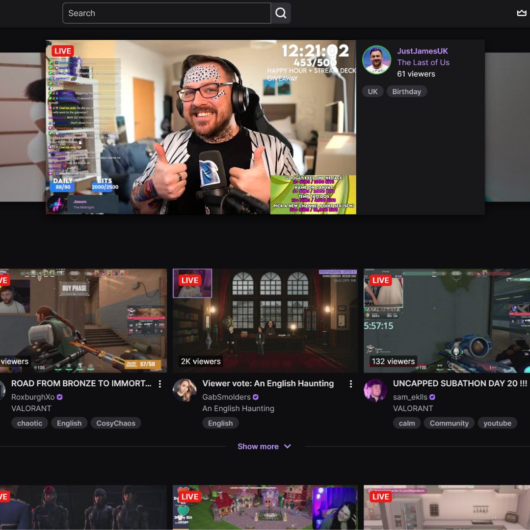 Did somebody say front page?! Head over to twitch.tv/justjamesuk as we hit Twitch's front page AND do a playthrough of The Last of Us for the VERY FIRST TIME!

#twitch #lastofus #streamer