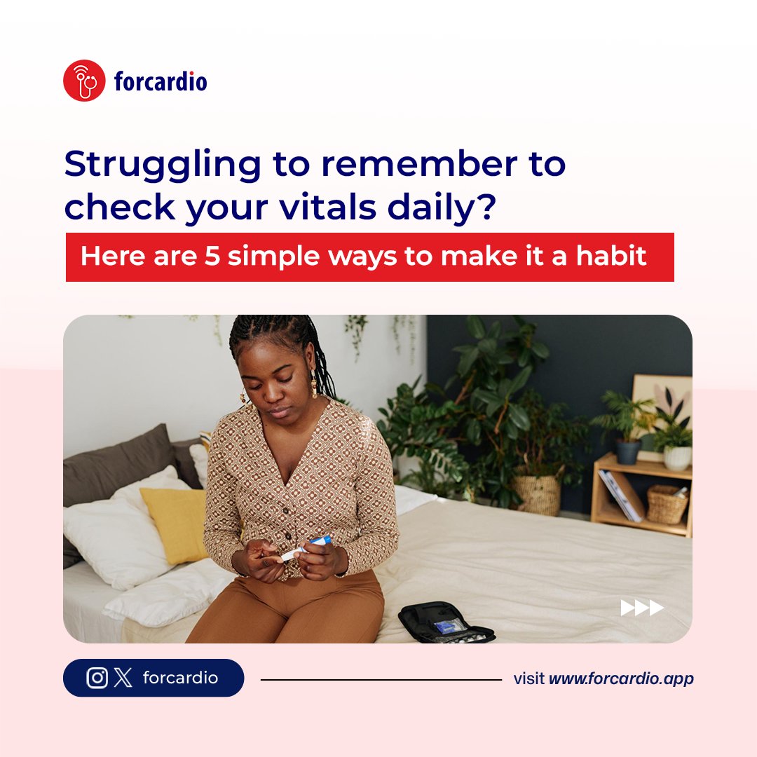 Making health monitoring a daily habit doesn’t have to be hard. Here are 5 simple tips to help you stay on track