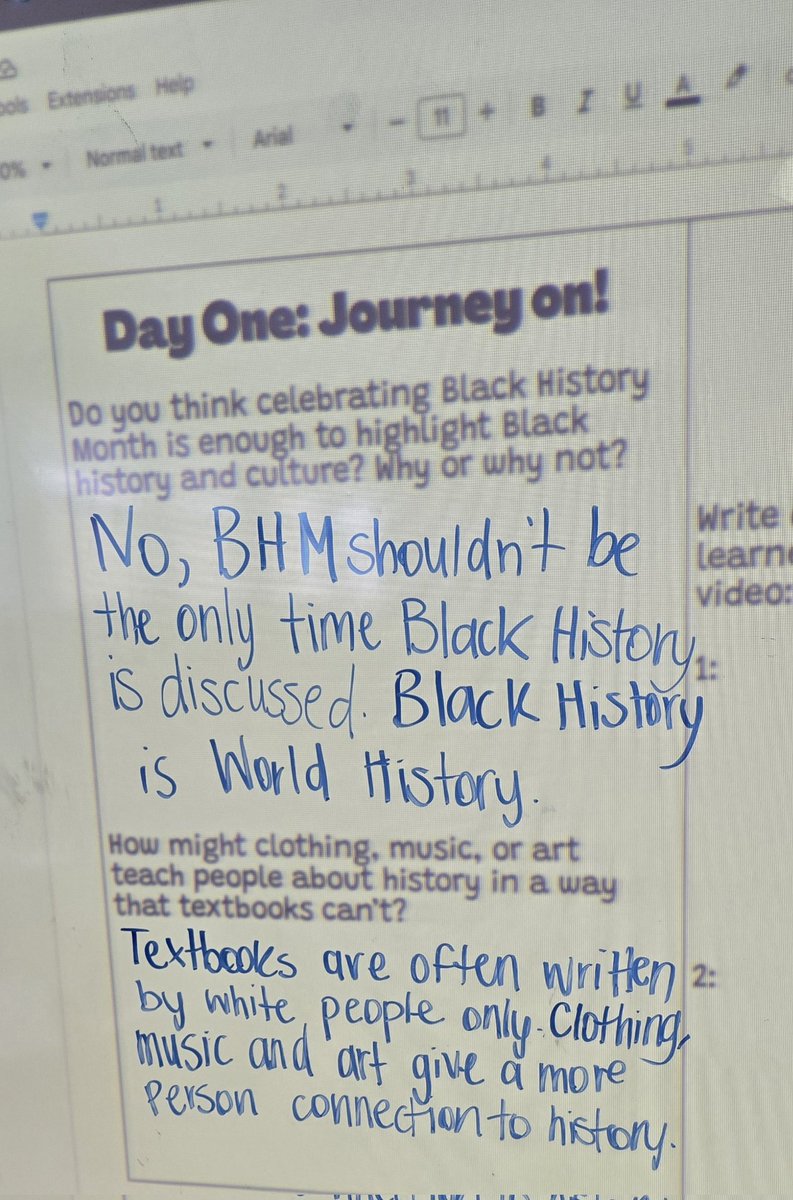 I was so excited to introduce my students to <a href="/saidat2motivate/">The Saidat Show</a> today! 🎉 I have enjoyed having Saidat help teach my students about Black Canadian History during February for the past couple of years. We watched the Day 1 of Black History Month video today.