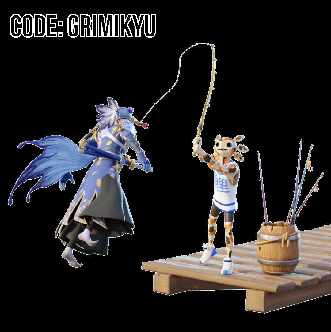 AxoMaster's tweet image. Catched this fish with @_Grimikyu code 🩷