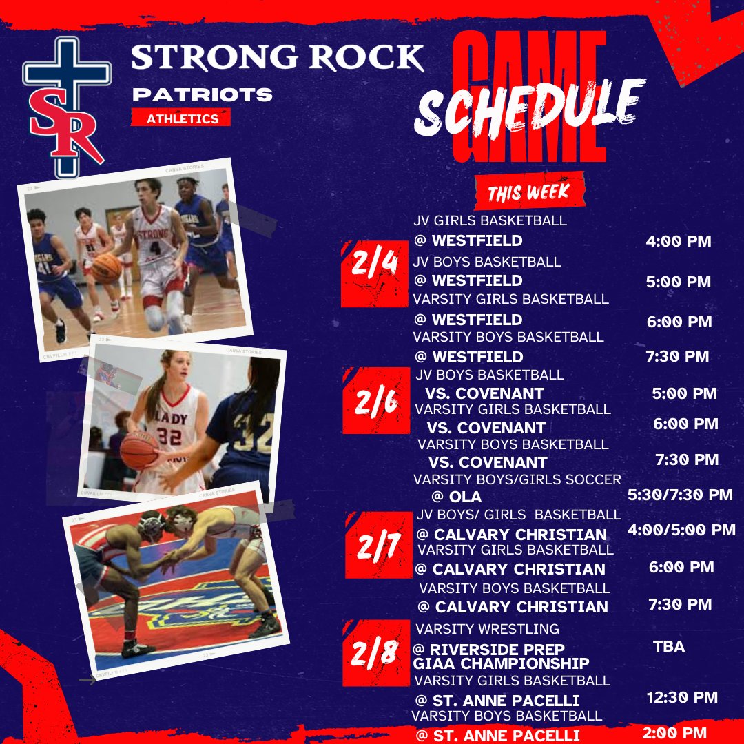 Strong Rock Christian School Athletics tweet media
