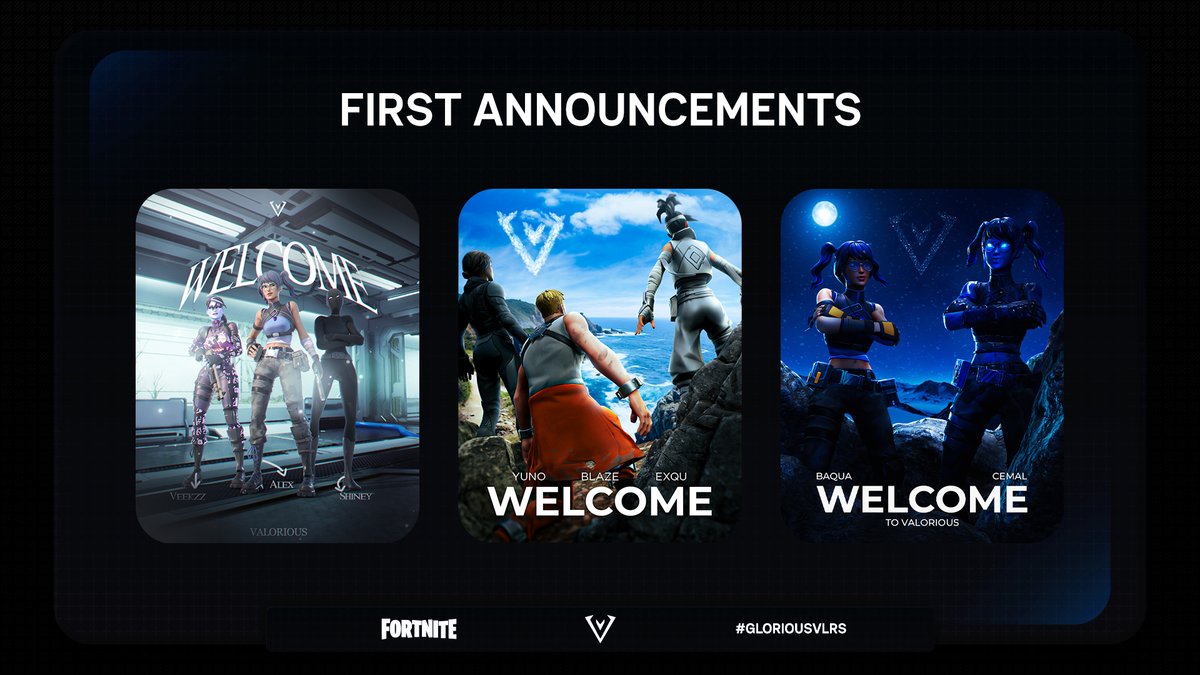 It's been a while since the first announcements... ⏳

Which announcement was the best? 🤔🫣

#gloriousVLRS💎
