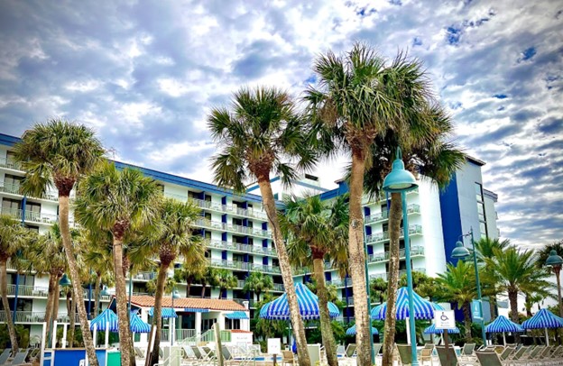 Step into the newly renovated Sheraton Sand Key Resort, where crisp white and calming blue hues set the tone for a refreshing Gulf Coast escape. Our updated spaces combine modern elegance with coastal charm, offering a relaxing and inviting atmosphere.