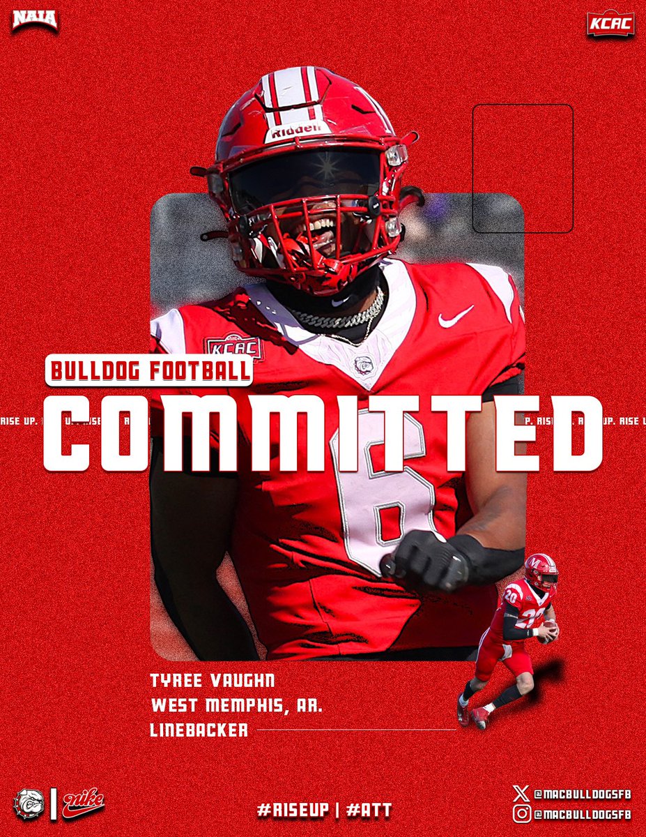 Tyree Vaughn (@tyreevaughn48) on Twitter photo 1000% committed!!! First I want to give all the glory to God!! My dream has become a reality and it’s only the beginning! It’s only to the top from here!!Go bulldogs 🙌🏽⭐️⭐️ <a href="/Kaden_Beavers/">Kaden Beavers</a> <a href="/CoachLeppke/">Mitch Leppke</a> <a href="/MACBulldogsFB/">McPherson Football</a> <a href="/_VNewt/">Vincent Newton</a> <a href="/natemcvayd1/">Nate McVay</a> <a href="/By_The_Stars/">Quitin Sparkmon</a> <a href="/JTimmons75/">Jonathan Timmons</a> <a href="/bethebest/">bethebest</a> 1000% committed!!! First I want to give all the glory to God!! My dream has become a reality and it’s only the beginning! It’s only to the top from here!!Go bulldogs 🙌🏽⭐️⭐️ <a href="/Kaden_Beavers/">Kaden Beavers</a> <a href="/CoachLeppke/">Mitch Leppke</a> <a href="/MACBulldogsFB/">McPherson Football</a> <a href="/_VNewt/">Vincent Newton</a> <a href="/natemcvayd1/">Nate McVay</a> <a href="/By_The_Stars/">Quitin Sparkmon</a> <a href="/JTimmons75/">Jonathan Timmons</a> <a href="/bethebest/">bethebest</a>