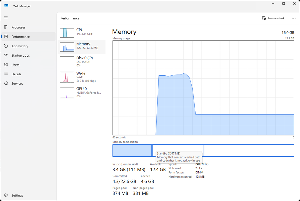 thisagent's tweet photo. Might stop using https://t.co/c6eKFVdRqJ on Microsoft Edge because it keeps freezing.  See memory spike. https://t.co/Zi0yTlFi3d
