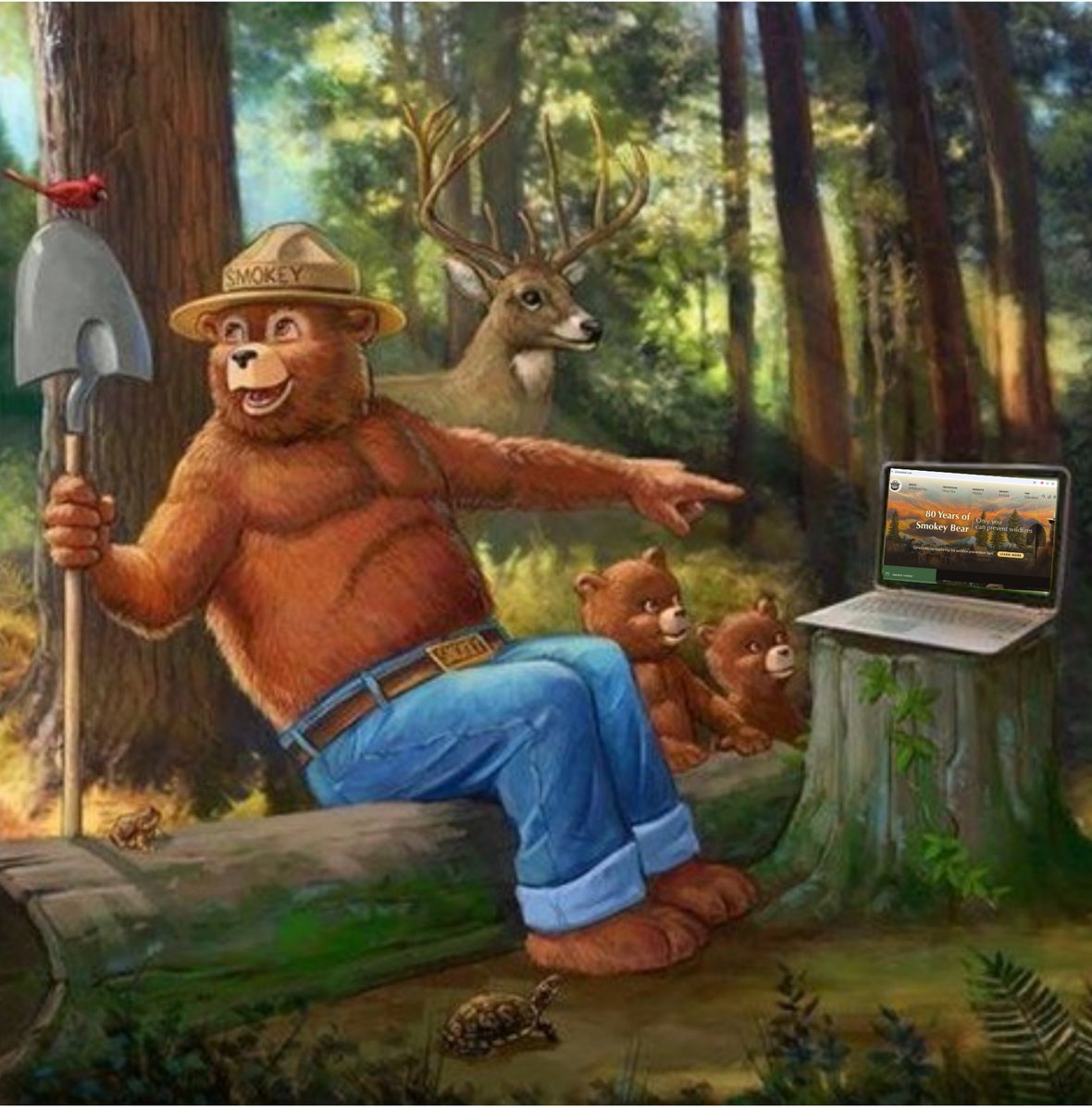 #DYK I've got a website?! On SmokeyBear.com, you can find everything from wildfire prevention tips to my history. It's the bear-y best website around, if I can say so myself!