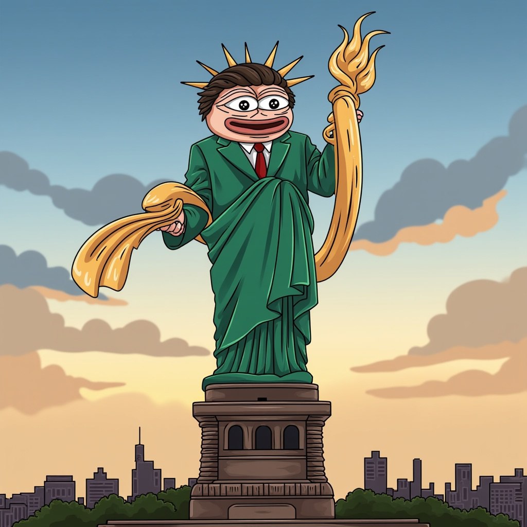 Give me your tired, your newly poor, your huddled memecoin traders yearning to print bigly.

$PELF lights the way to a greater future where your degenerate instincts will not be punished. Rather they will be rewarded.