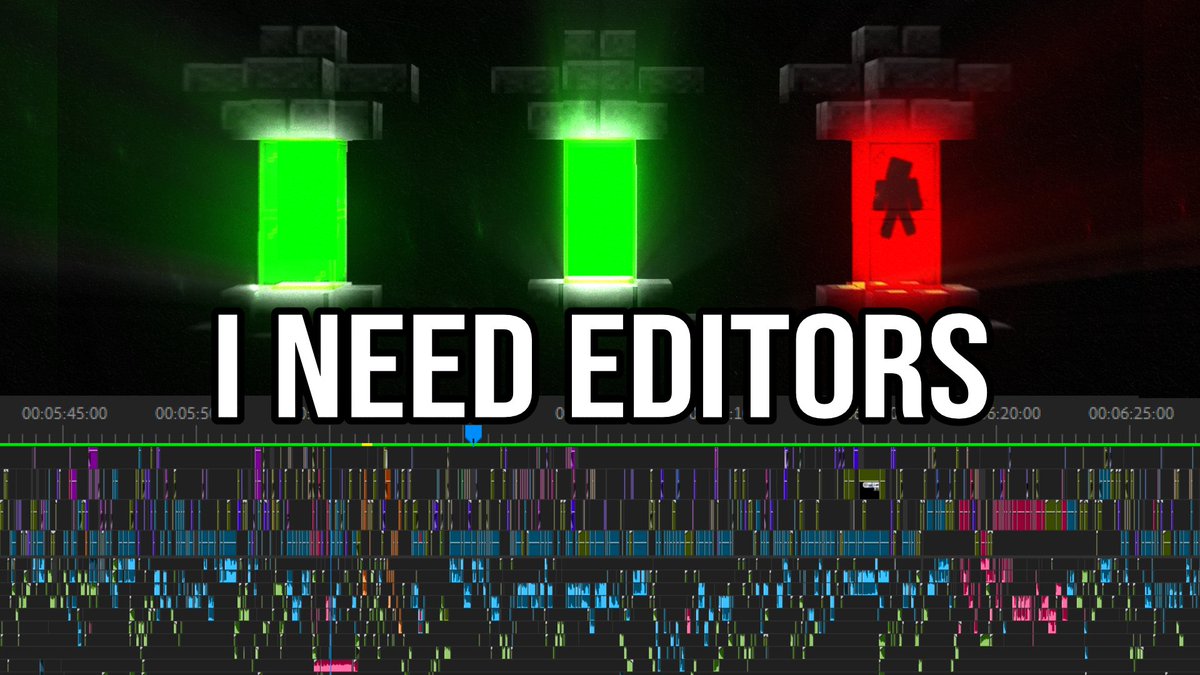 🔴LOOKING FOR EDITOR🔴

if u can replicate the style of my last two videos hmu and prove to me u can do it well

i dont wanna upload videos 4x a year like im projected to but i dont wanna scale back either.  

FORUM DOWN BELOW

(like and rt) so i can find ppl 🙏