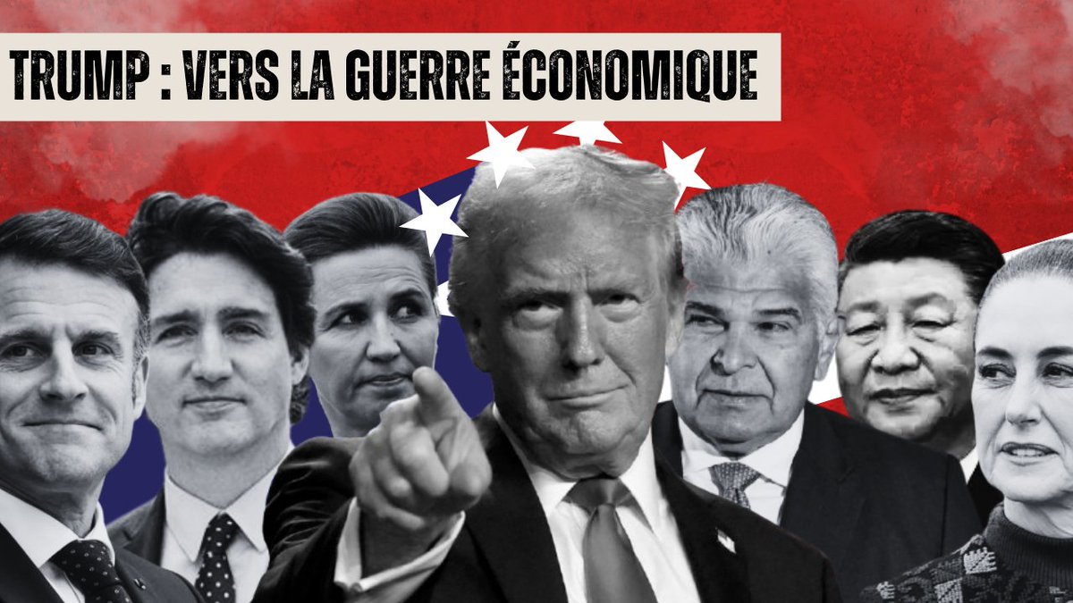 USA 🇺🇸 : Vers la guerre économique🧵

D. Trump a déclaré la guerre économique. Canada, Chine, Mexique et bientôt l’Europe, tous sont dans le viseur du nouveau locataire de la Maison Blanche. Certains résistent et d’autres ploient le genou devant le nouveau maître des USA⤵️

1/20