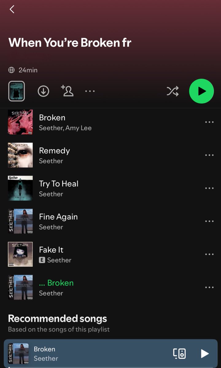 When you’re broken fr