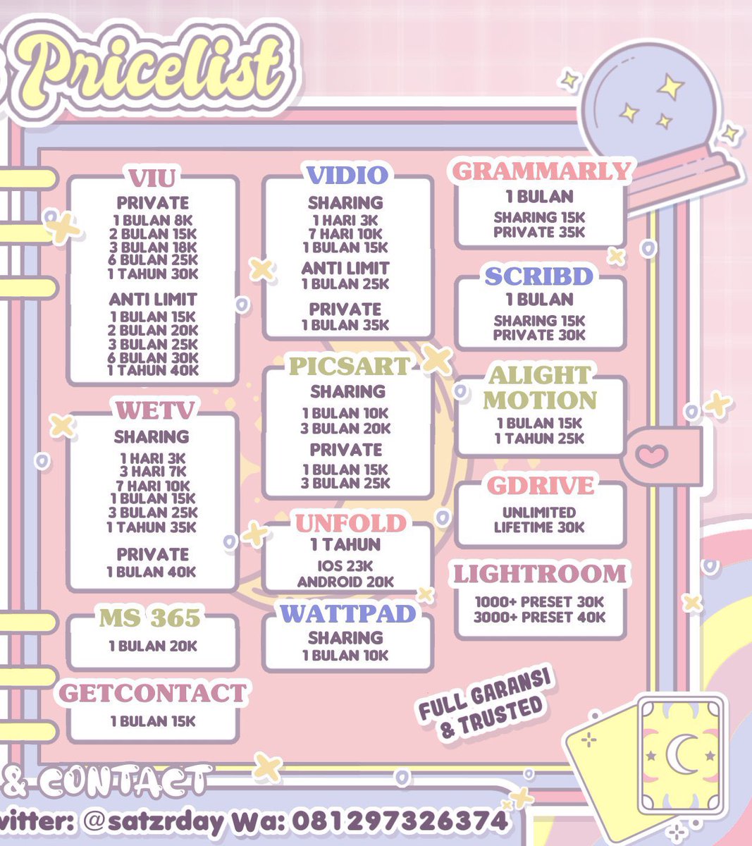 Hi, tweet—lings! 💭🎀

  It's time to choose your premium apps 🍿
  ready now NETFLIX FREE YT 1 BULAN

   ୨୧ : Legal, trusted n' guaranteed 🌞
   ୨୧ : Proofs bit.ly/rarapages 🍓
   ୨୧ : Chat wa.me/6287830962441🍟

#zonaba #zonauang #zonajajan
