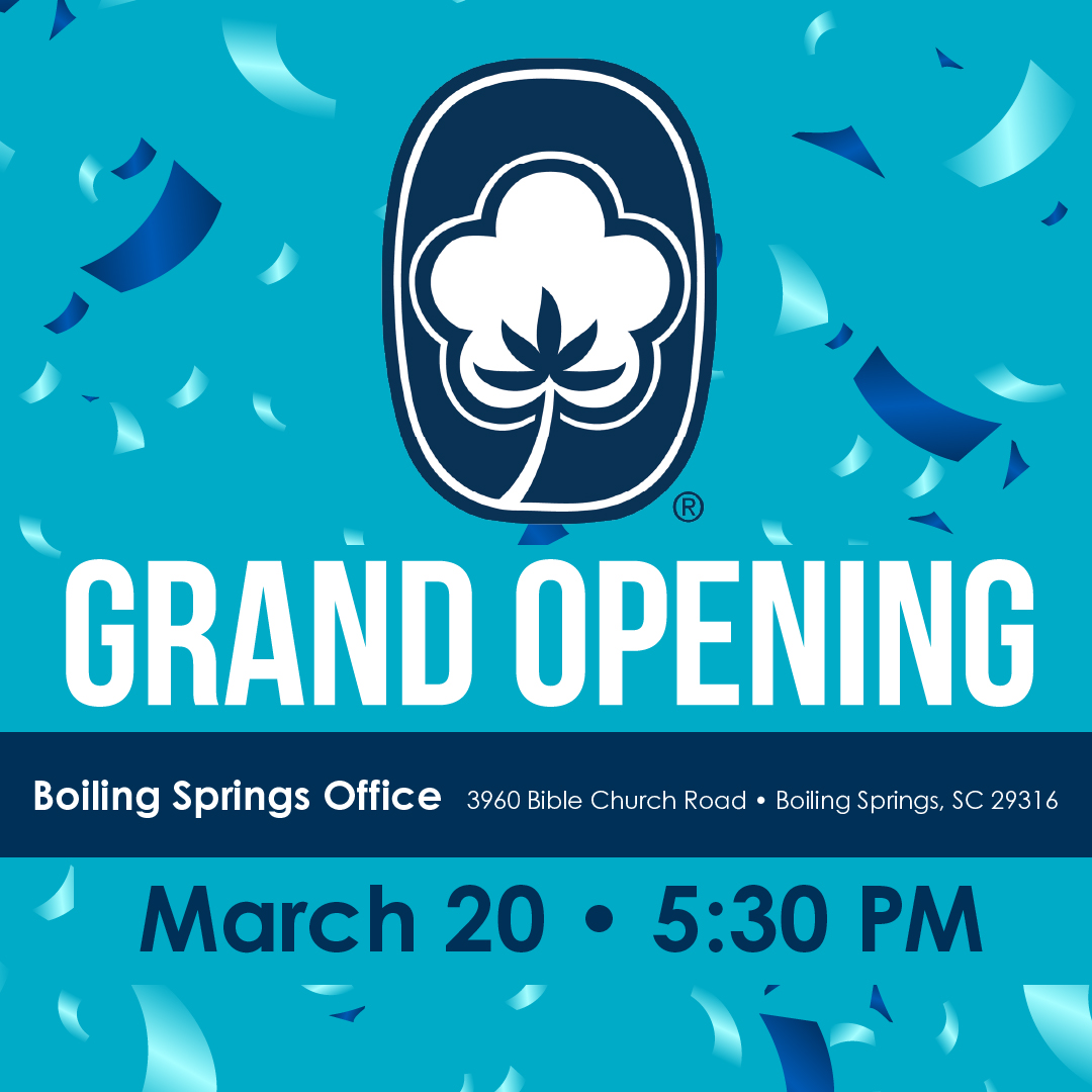 foundersfcu's tweet photo. Exciting news! Join us for the Grand Opening of our Boiling Springs Office! Discover everything we have to offer. We can’t wait to see you there!
#GrandOpening
#BoilingSpringsSC
#FFCU https://t.co/cHwpoUx5X8