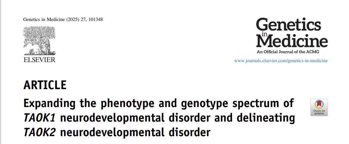 Karen Low (@drkarenlow) on Twitter photo Check out this paper describing the phenotype and spectrum in TAOK related disorders from an excellent up and coming geneticist @NourElkhateeb14 and from the inspiring <a href="/MeenaBalasubra5/">Meena Balasubramanian</a> group Check out this paper describing the phenotype and spectrum in TAOK related disorders from an excellent up and coming geneticist @NourElkhateeb14 and from the inspiring <a href="/MeenaBalasubra5/">Meena Balasubramanian</a> group