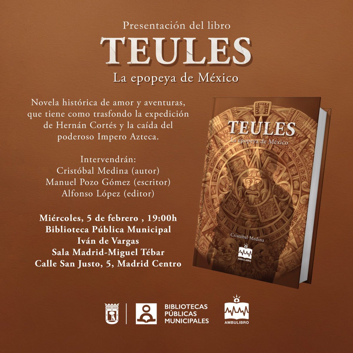 Esto es el miércoles en Madrid. ¿Quién se apunta?

¡Ganas de que llegue el día, amigo <a href="/CristbalMedina/">Cristóbal Medina</a> !