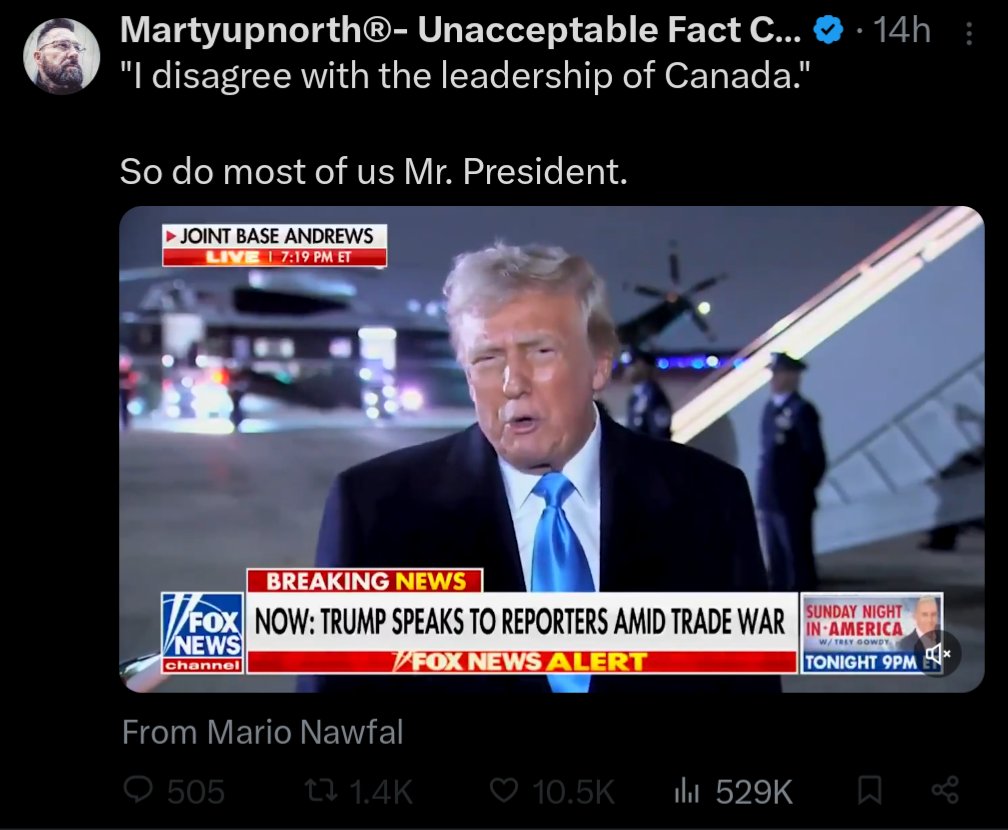 HenriAGS's tweet photo. Pro Freedom Convoy #MapleMAGA are taking the side of Donald Trump and/or want to be a 51st state

Back then they had flags, called themselves 'patriots', said traitors should be hanged

Now they cheer against Canada

Maybe their coup d'etat was never about freedom... 🤔

#cdnpoli https://t.co/rO4UmzaIkV